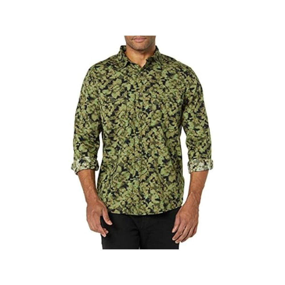 Amazon Essentials Men's Slim-Fit Long-Sleeve Two-Pocket Utility Shirt